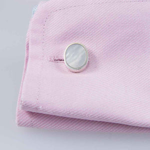 Links of London Heavy Mother of Pearl and Black Onyx Reversible Cufflinks