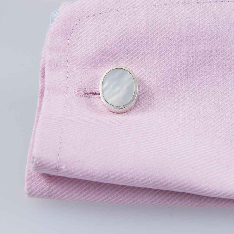 Links of London Heavy Mother of Pearl and Black Onyx Reversible Cufflinks