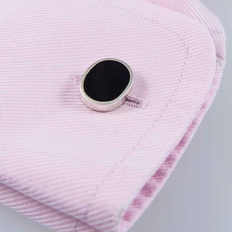 Links of London Heavy Mother of Pearl and Black Onyx Reversible Cufflinks