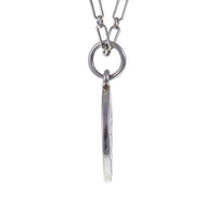 Sterling Silver Pendant & Chain - Charles Rennie Mackintosh Inspired Side