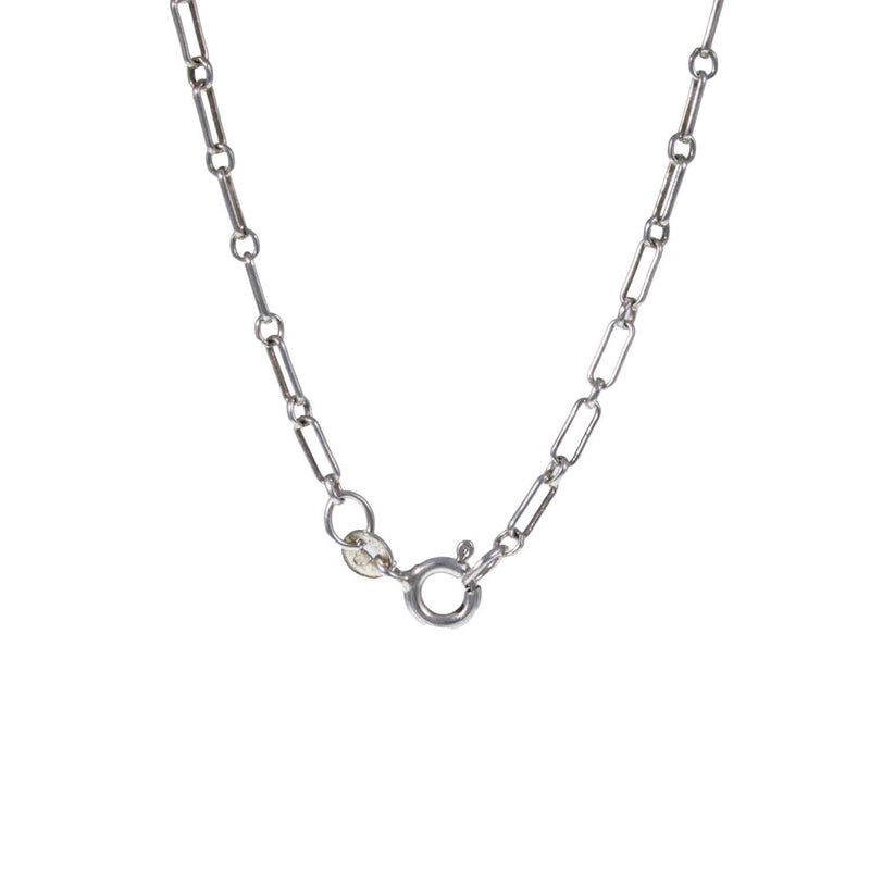Sterling Silver Pendant & Chain - Charles Rennie Mackintosh Inspired Clasp