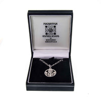 Sterling Silver Pendant & Chain - Charles Rennie Mackintosh Inspired Boxed