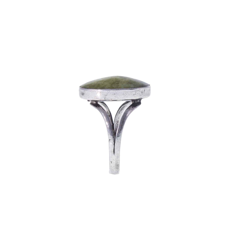 Vintage Connemara Marble Sterling Silver Ring
