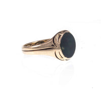 Antique 18ct Gold Bloodstone Signet Ring - Charles Green - Jewellery Hound