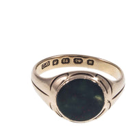 Antique 18ct Gold Bloodstone Signet Ring - Charles Green - Hallmark