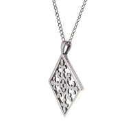 Scottish Sterling Silver Vintage Malcolm Gray Pendant - Angle