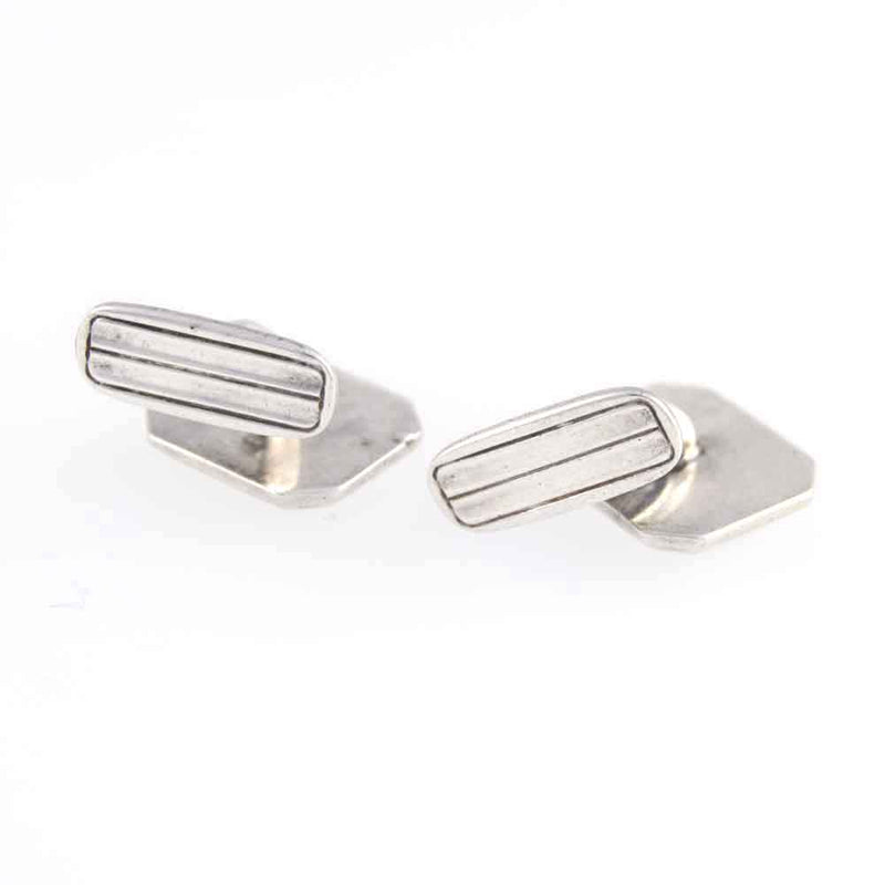 Other Ends of A Pair of Vintage Mother of Pearl Art Deco Men's Cuff Links