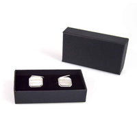A Pair of Vintage Mother of Pearl Art Deco Men's Cuff Links Boxed