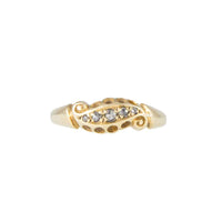 Edwardian 18ct Yellow Gold 5 Stone Diamond Ring