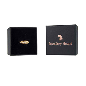 Boxed Antique 18ct Yellow Gold 5 Stone Diamond Ring