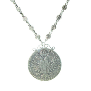 Vintage Boho Silver Necklace 02