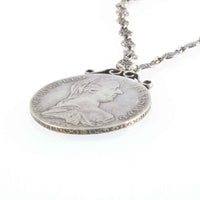 Vintage Boho Silver Necklace 05
