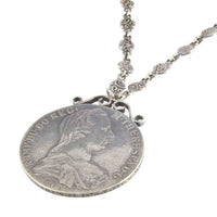 Vintage Boho Silver Necklace 03