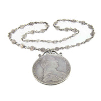 Vintage Boho Silver Necklace 07