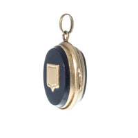 French 18ct Gold Antique Mourning Locket