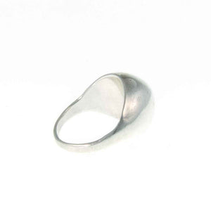 Minimalist Vintage Silver Domed Bombay Ring.