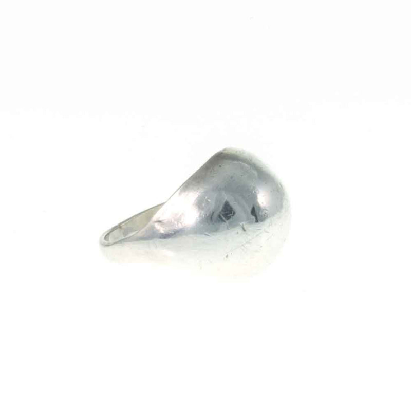 Minimalist Vintage Silver Domed Bombay Ring