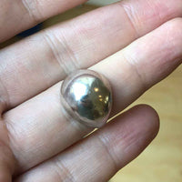 Minimalist Vintage Silver Domed Bombay Ring