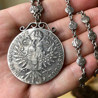 Vintage Boho Silver Necklace 09