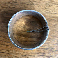 Profile of Vintage Sterling Silver Engraved Bangle