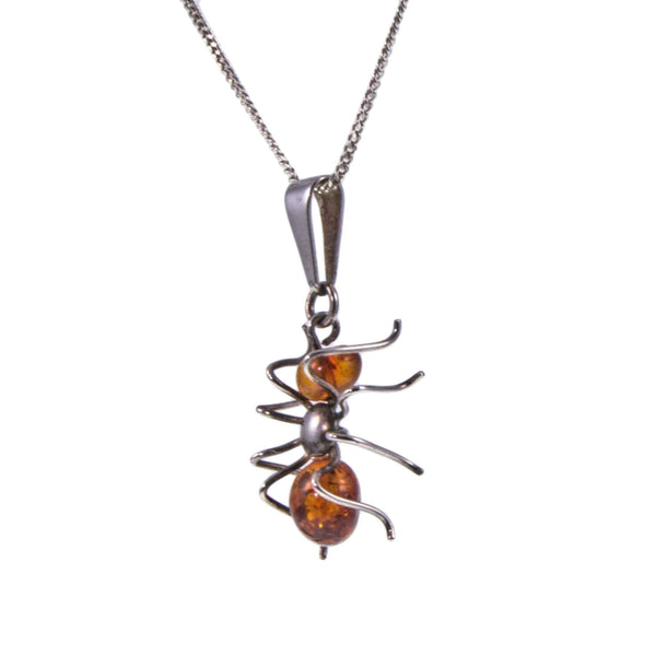 Vintage Silver and Amber Spider Pendant and Chain – Jewellery Hound