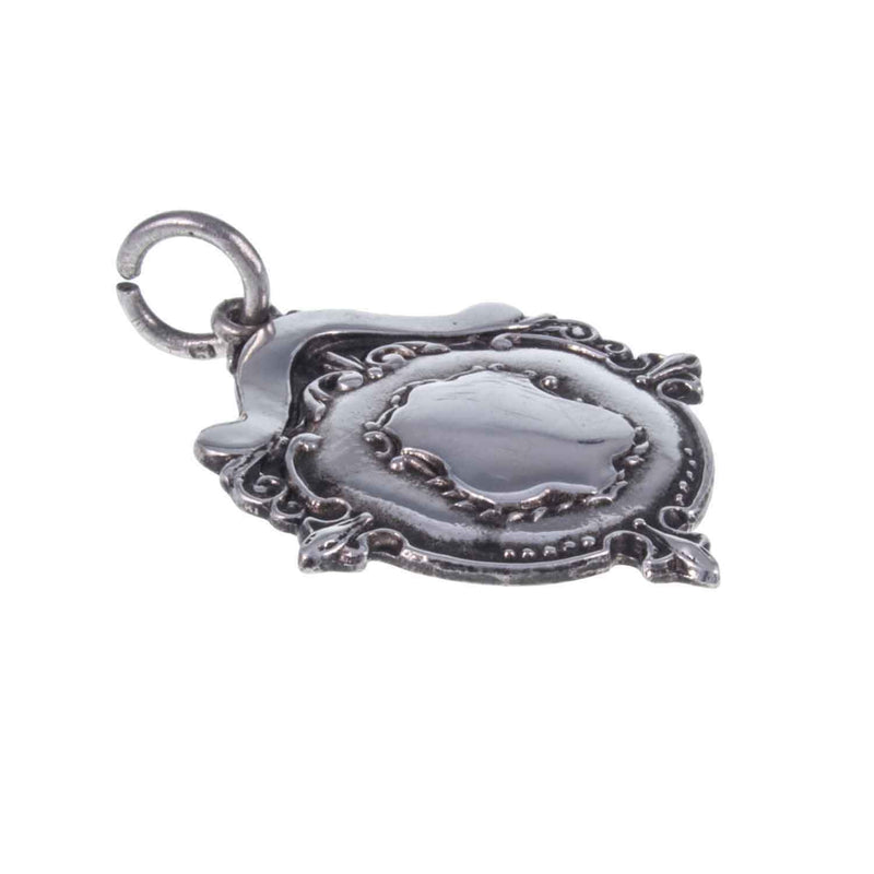 Vintage Silver Watch Fob Medal Pendant 1946