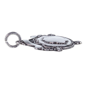 Vintage Silver Watch Fob Medal Pendant 1946