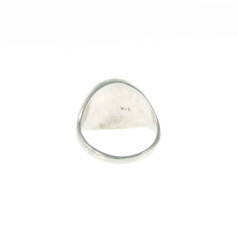 Minimalist Vintage Silver Domed Bombay Ring.