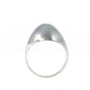 Minimalist Vintage Silver Domed Bombay Ring