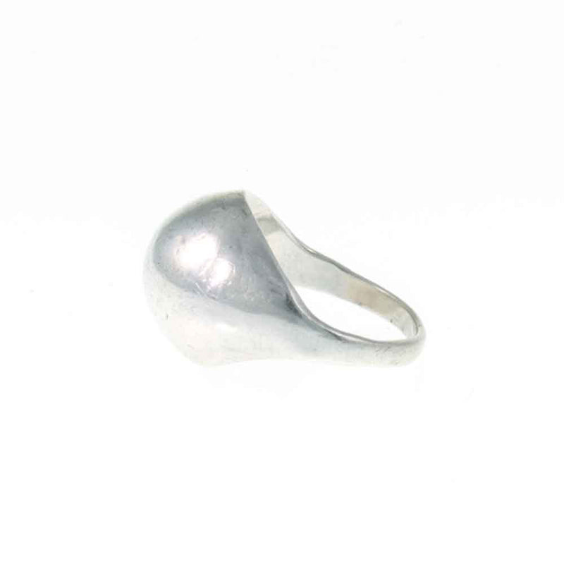 Minimalist Vintage Silver Domed Bombay Ring