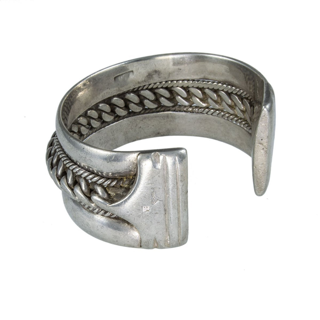 Jewellery Hound Bangles A Heavy Vintage Bedouin Silver (800) Bangle with Egyptian Hallmark. 1940