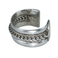 Jewellery Hound Bangles A Heavy Vintage Bedouin Silver (800) Bangle with Egyptian Hallmark. 1940