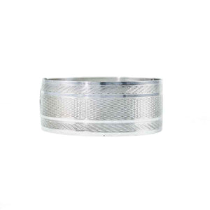 Jewellery Hound Bangles Engraved Wide Vintage Charles Horner Silver Bangle