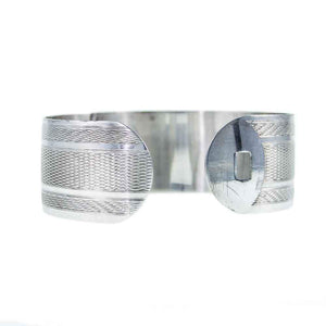 Jewellery Hound Bangles Engraved Wide Vintage Charles Horner Silver Bangle