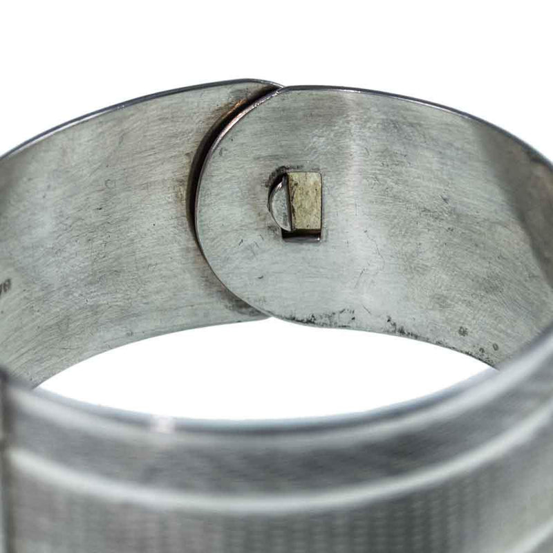 Jewellery Hound Bangles Engraved Wide Vintage Charles Horner Silver Bangle