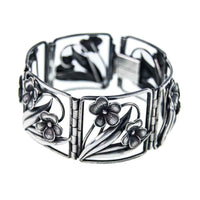 Jewellery Hound Bracelets Floral Vintage Scandinavian Silver Bracelet - Ge-Kå-Smyckek G Kaplan