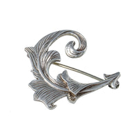 Jewellery Hound Brooches A second hand Small Scottish Sterling Silver Leaf Brooch