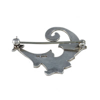 Jewellery Hound Brooches A second hand Small Scottish Sterling Silver Leaf Brooch
