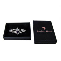Jewellery Hound Brooches Antique Silver Amethyst and Rose Cut Diamond Brooch Circa 1900s