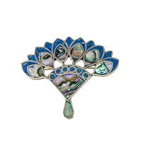 Jewellery Hound Brooches Vintage Mexican Alpaca Brooch / Pendant