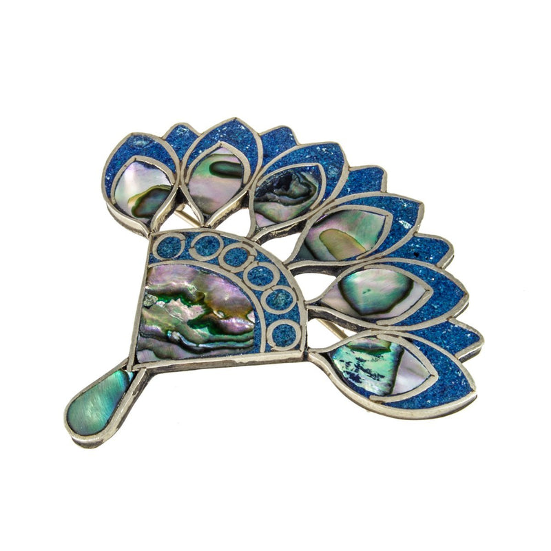 Jewellery Hound Brooches Vintage Mexican Alpaca Brooch / Pendant