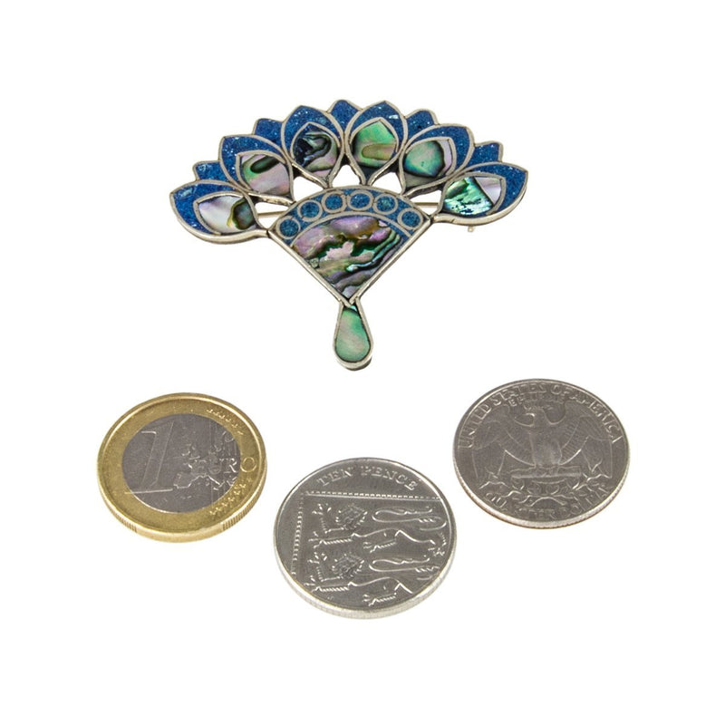 Jewellery Hound Brooches Vintage Mexican Alpaca Brooch / Pendant