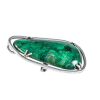 Jewellery Hound Brooches Vintage Modernist Sterling Silver 925 Eilat Stone Brooch/Pendant by Reuven