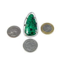 Jewellery Hound Brooches Vintage Modernist Sterling Silver 925 Eilat Stone Brooch/Pendant by Reuven