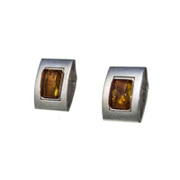 Jewellery Hound Earrings Baltic Amber Silver Earrings