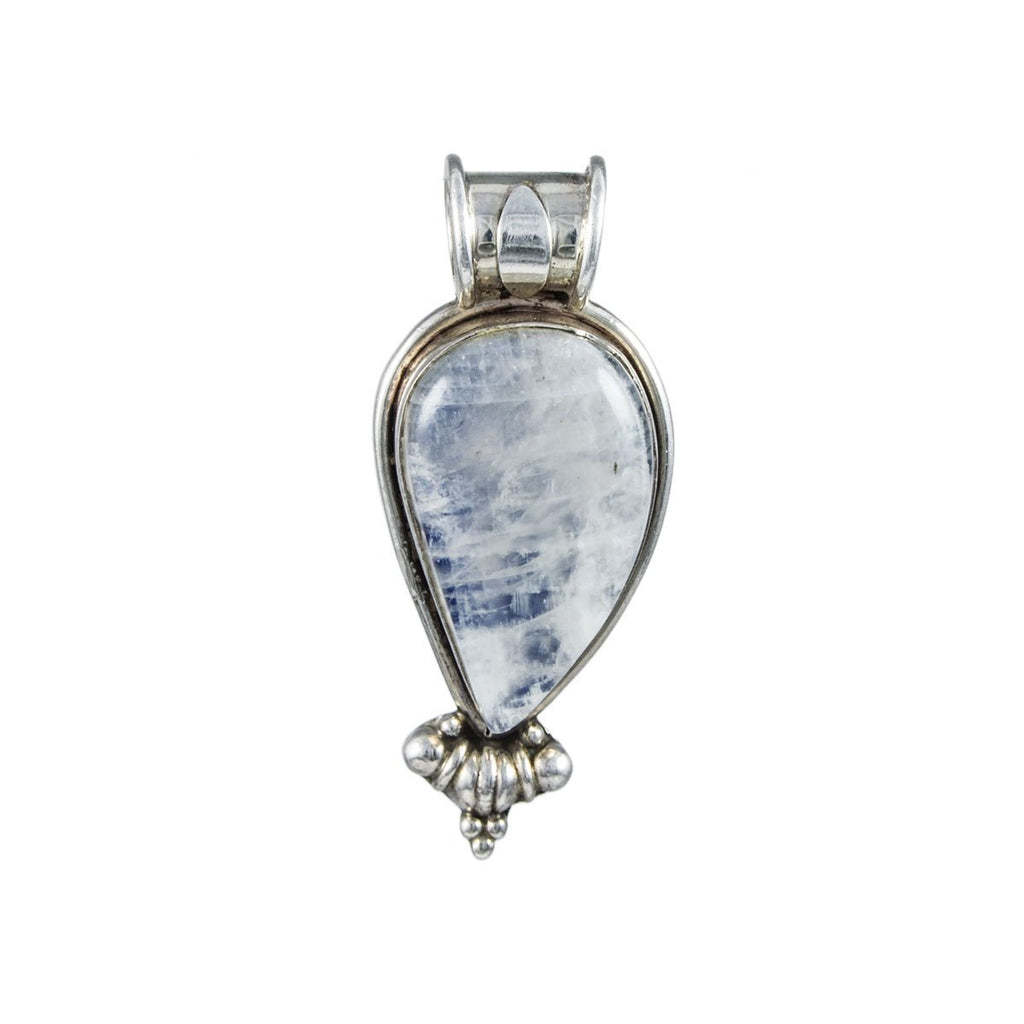 Jewellery Hound Pendants A Large Vintage Rainbow Moonstone Pendant