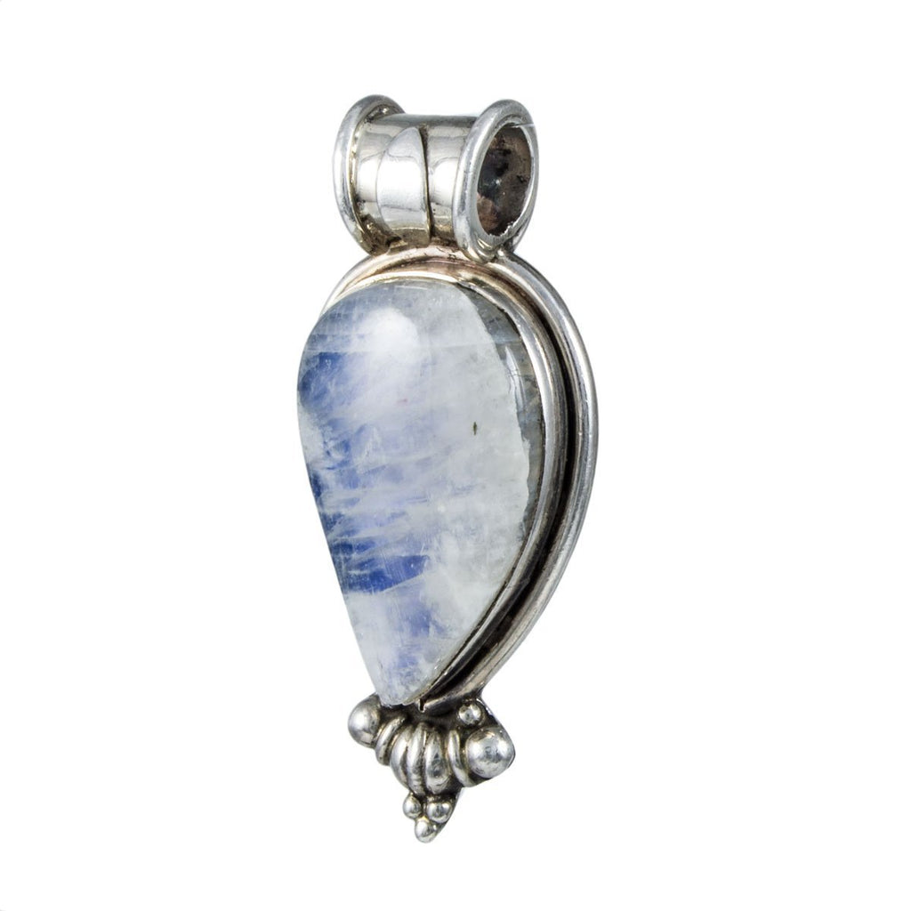 Jewellery Hound Pendants A Large Vintage Rainbow Moonstone Pendant