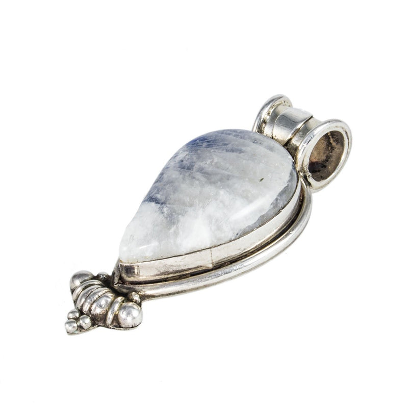 Jewellery Hound Pendants A Large Vintage Rainbow Moonstone Pendant