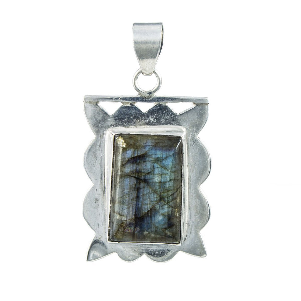 Jewellery Hound Pendants Vintage Labradorite Modernist Pendant