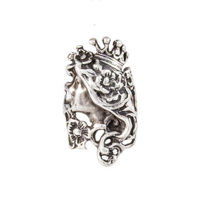 Jewellery Hound Ring A Lady Wearing a Crown - Art Nouveau Style Ring